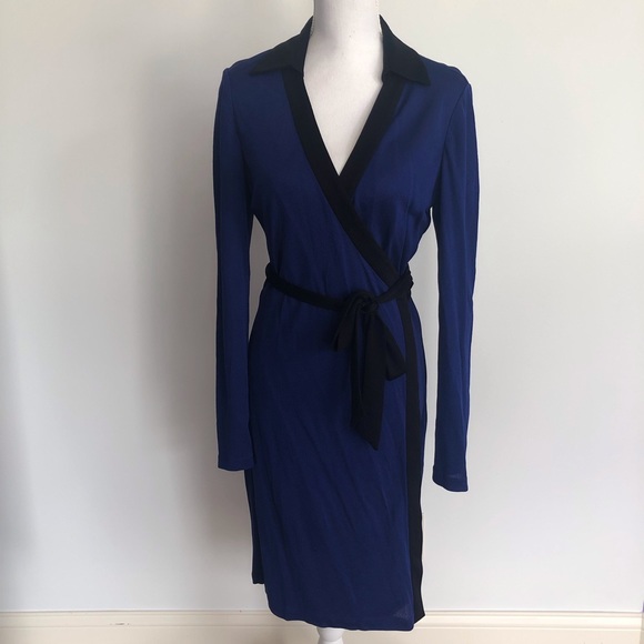 Diane Von Furstenberg Jeannae Wrap Dress size 12 - Picture 7 of 8